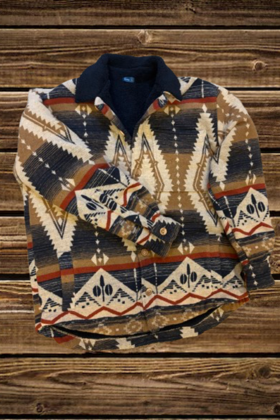 Campera Azteca Azul