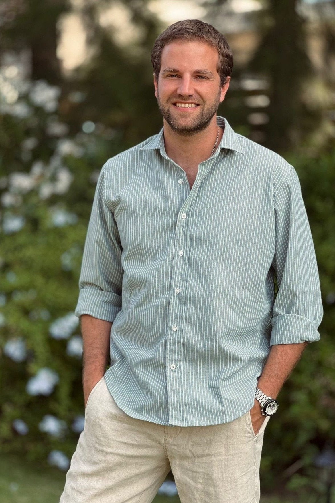 Camisa de Lino Marinella
