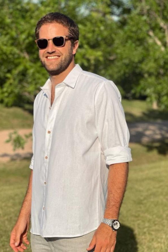 Camisa de Lino Blanca