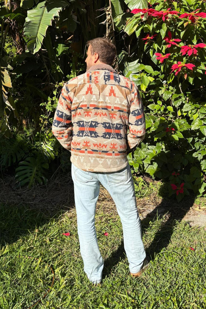 Campera Azteca Beige