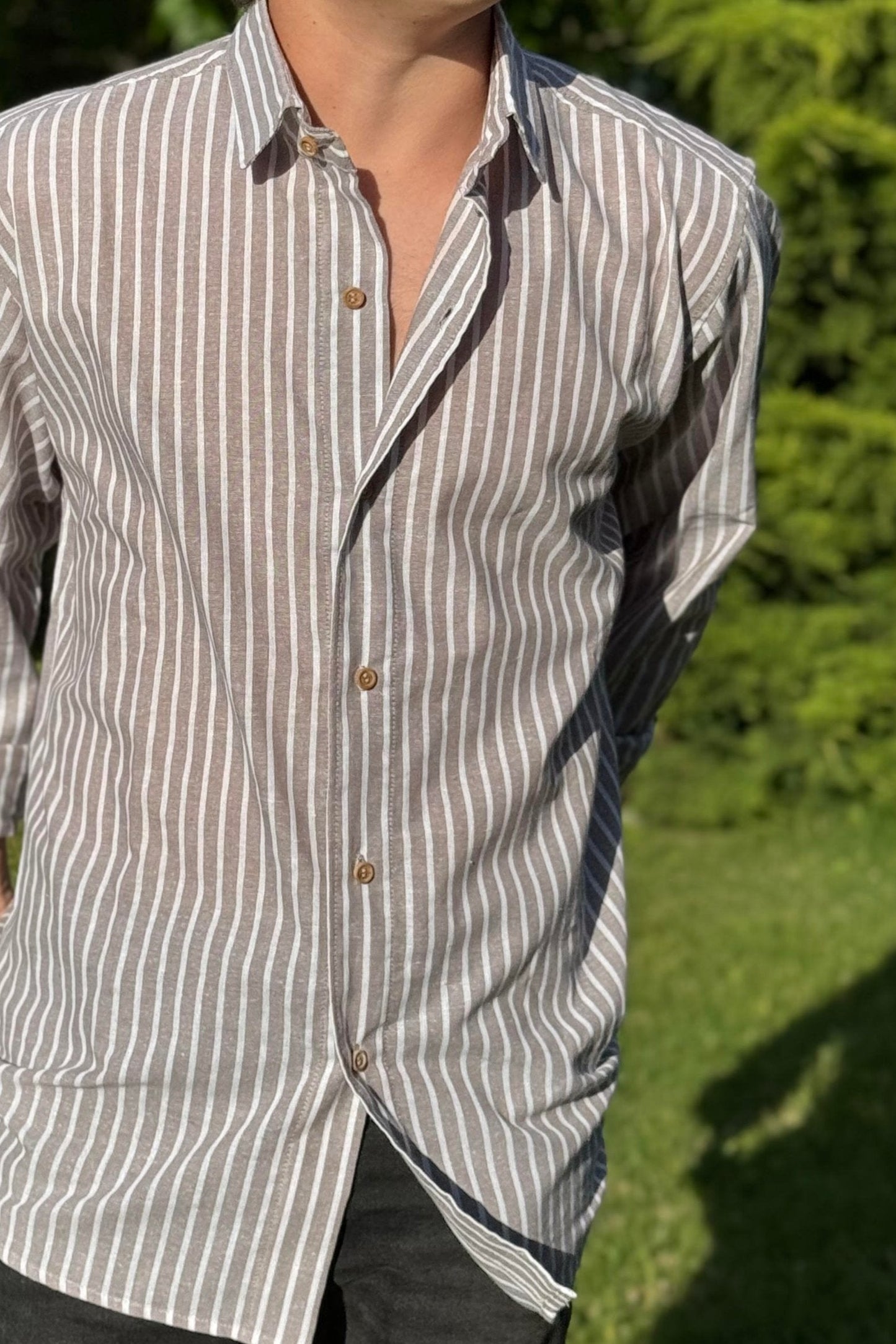 Camisa de Lino Tierra